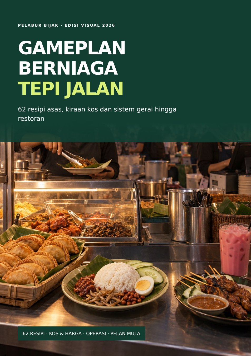 Cover sebenar sampel eBook Gameplan Berniaga Tepi Jalan